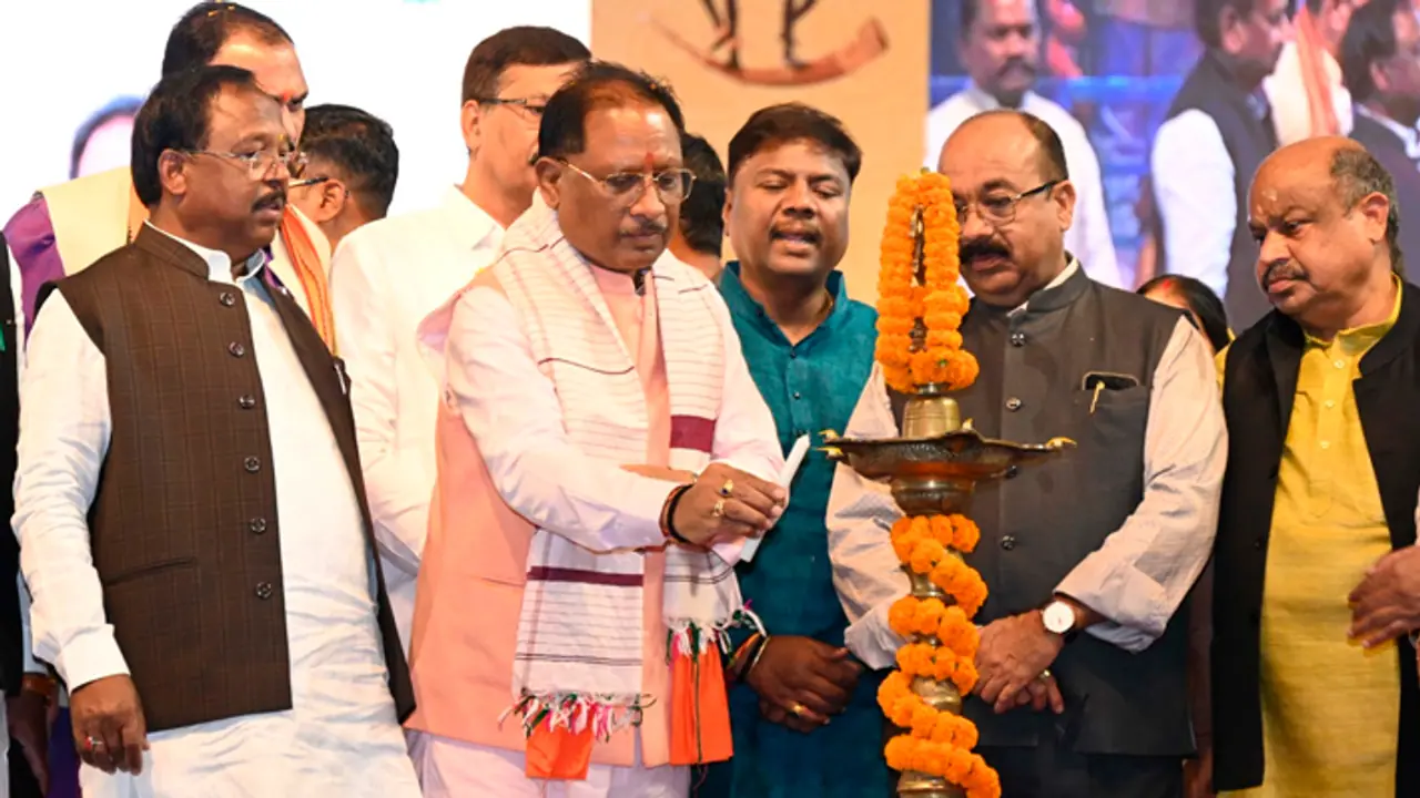 Vishnu Deo Sai inaugurated Tribal Pride Day and Inter State Folk Dance Festival