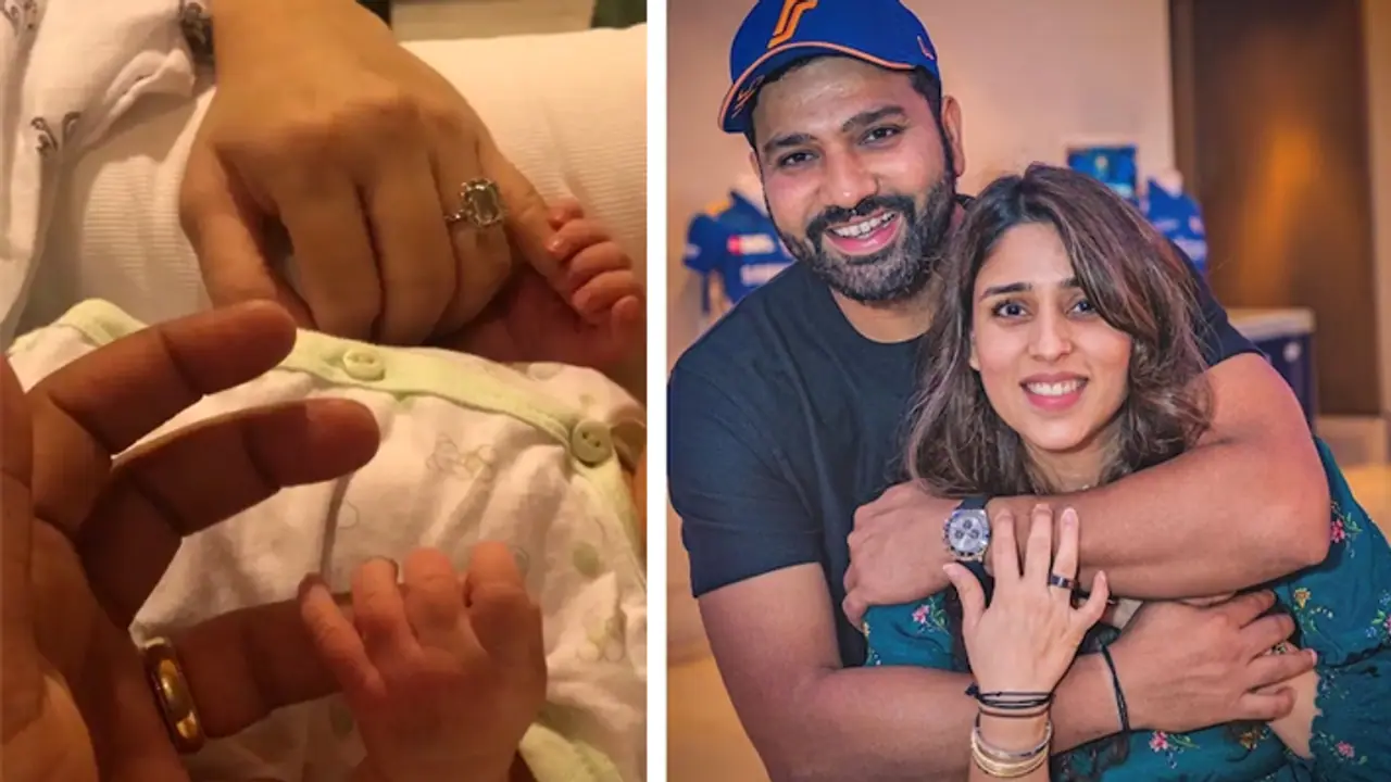 Rohit Sharma and Ritika sajdeh blessed with baby boy