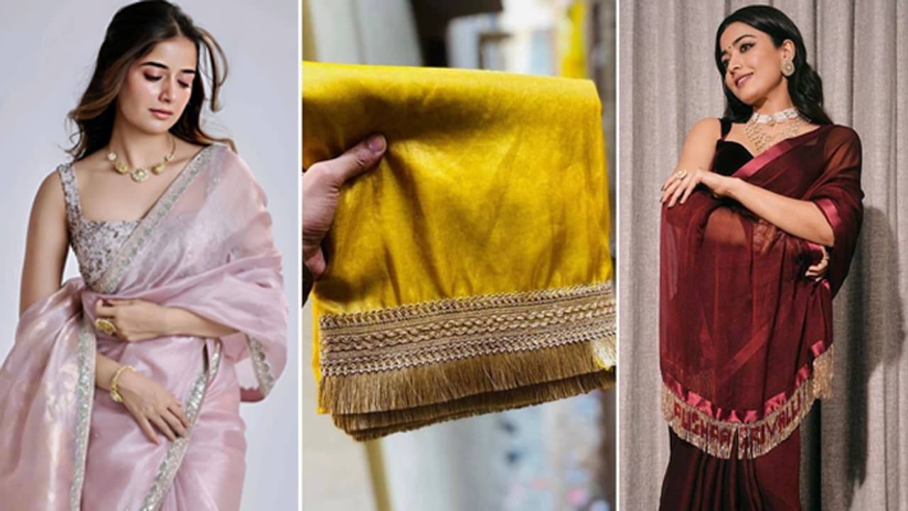 Old Saree Makeover by Applying 7 laces in cheap Cost