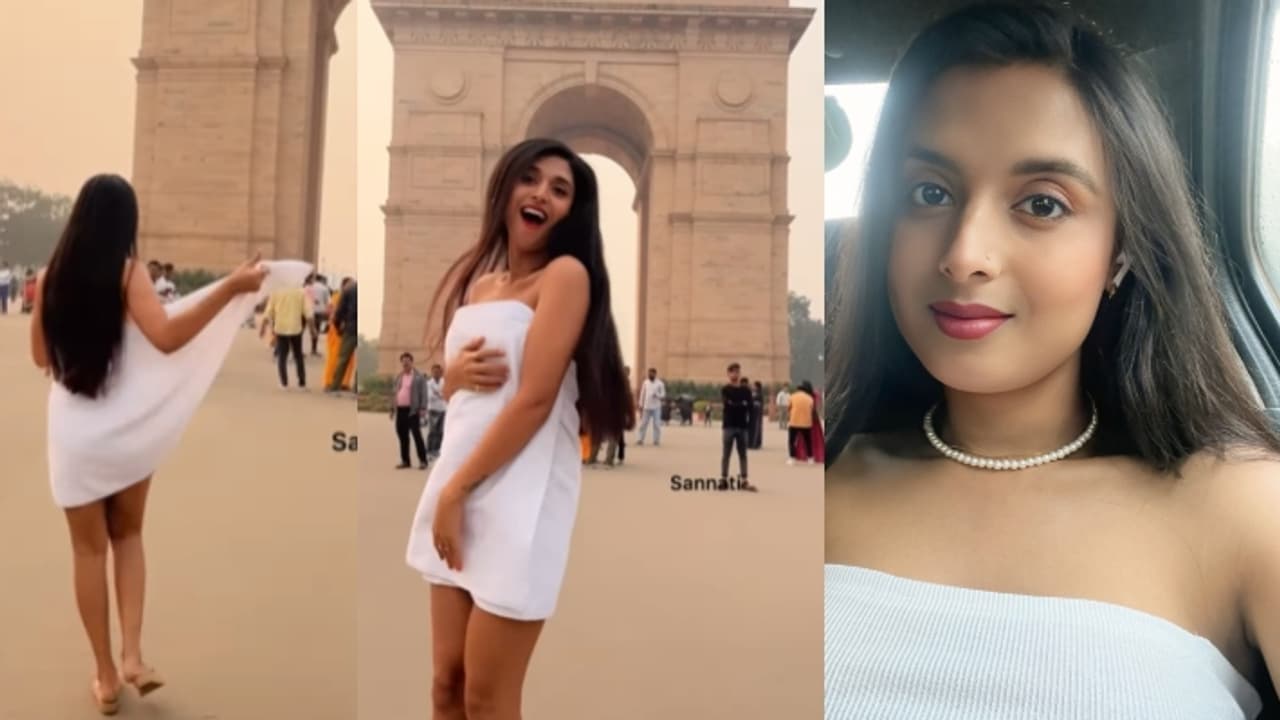 Sannati Mitra India Gate dance video