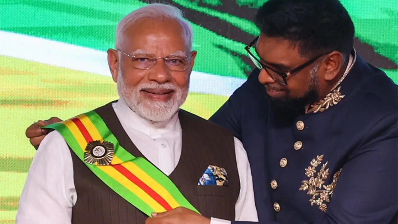 PM Modi address guyana parliament PM Modi address guyana parliament