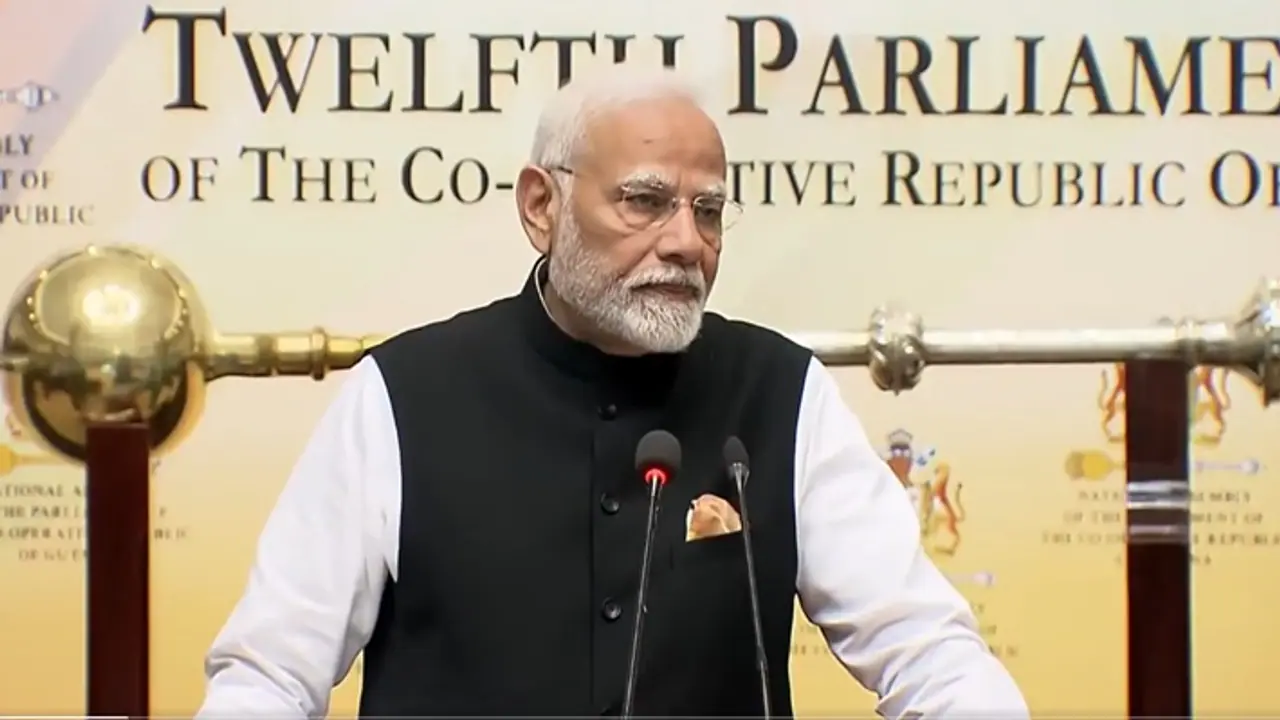 Narendra Modi Addressing the Special Session of the Parliament of Guyana Narendra Modi Addressing the Special Session of the Parliament of Guyana