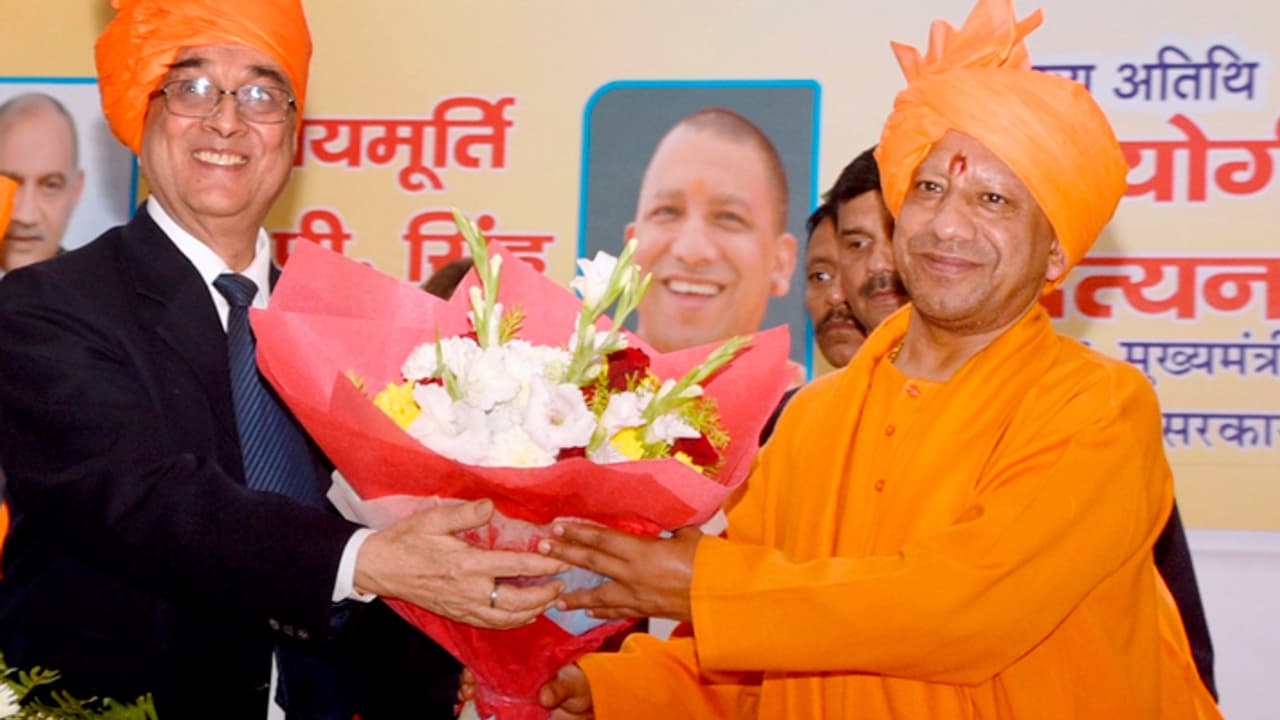Yogi Adityanath addressed the 115th Foundation Day program of Uday Pratap College Varanasi Yogi Adityanath addressed the 115th Foundation Day program of Uday Pratap College Varanasi
