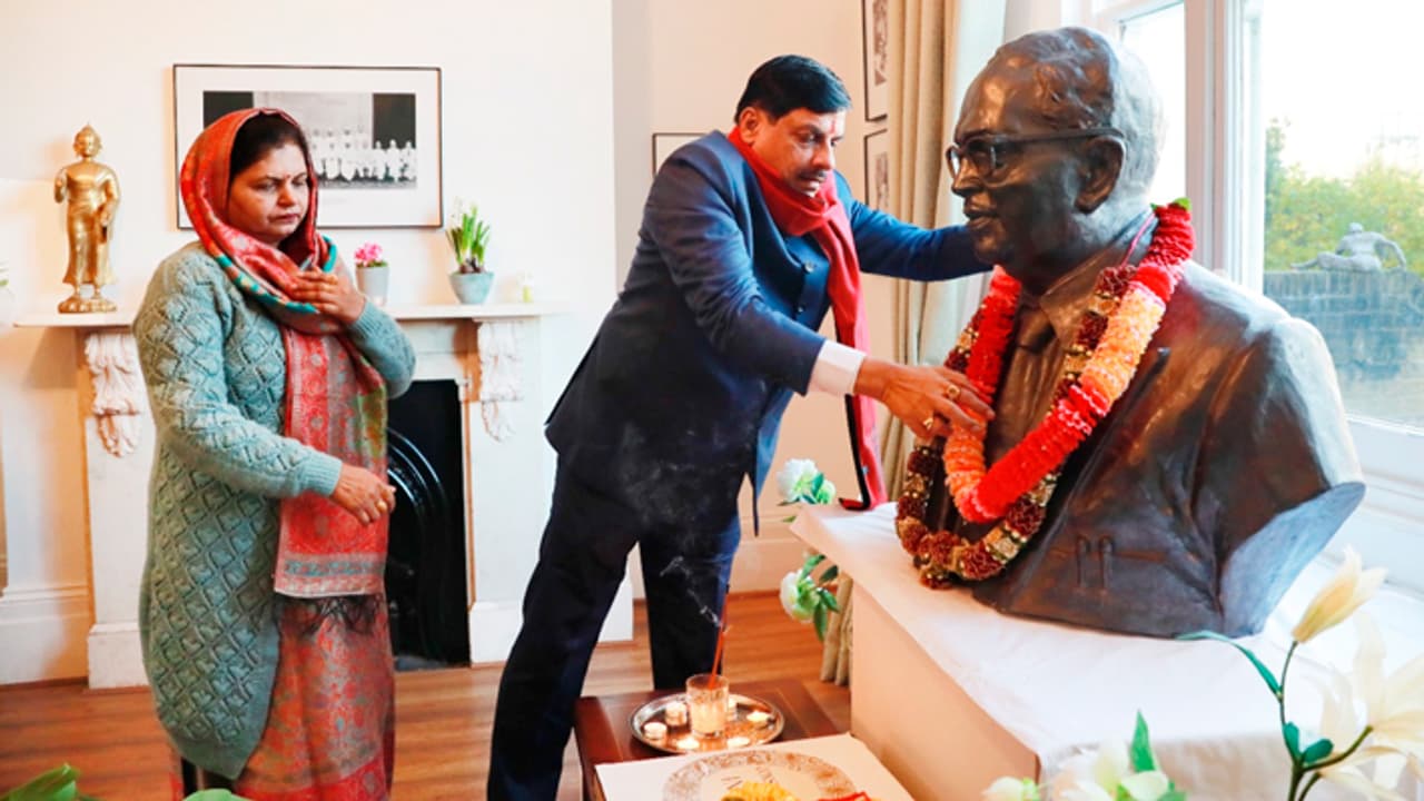 Mohan Yadav visited Ambedkar House London Mohan Yadav visited Ambedkar House London