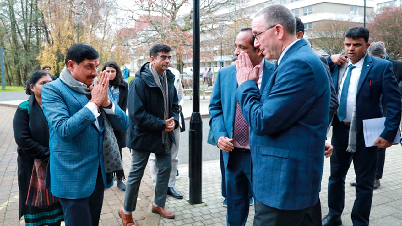Mohan Yadav in United Kingdom visited University of Warwick in Coventry