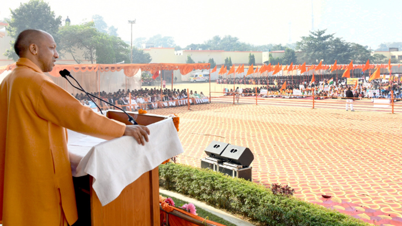 UP Gorakhpur news CM Yogi Adityanath address inauguration ceremony of MP Shiksha Parishad Founders Week celebrations UP Gorakhpur news CM Yogi Adityanath address inauguration ceremony of MP Shiksha Parishad Founders Week celebrations