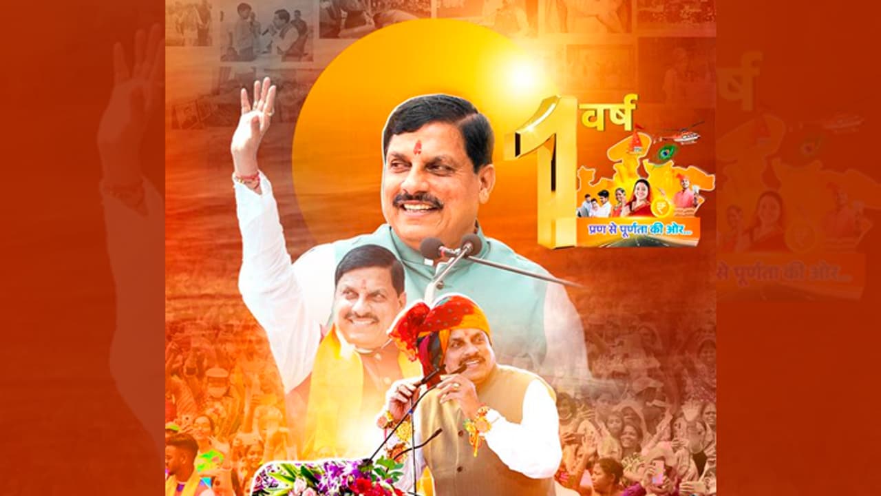 one year of CM Dr Mohan Yadav government one year of CM Dr Mohan Yadav government