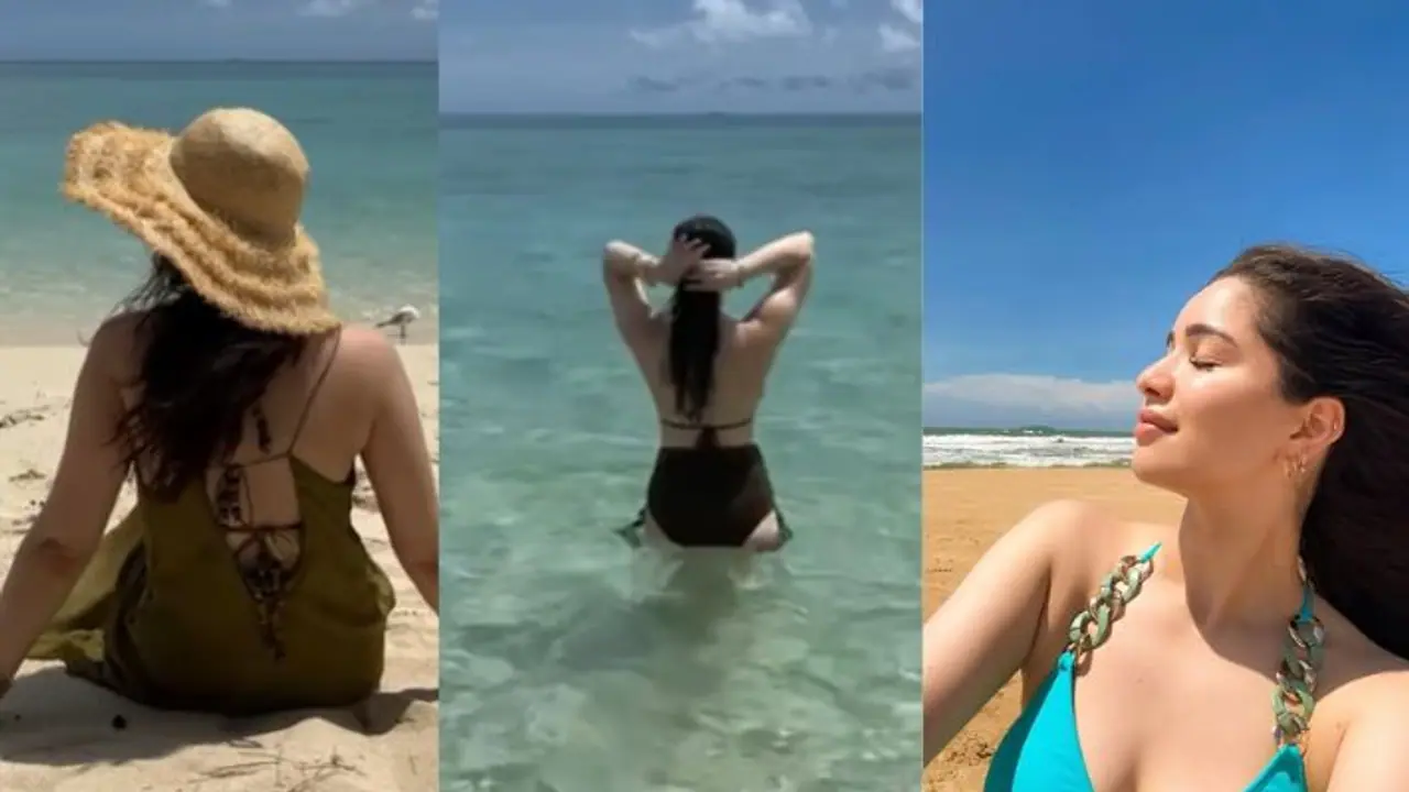 Sara tendulkar beach video goes viral on social media watch on her Instagram account 