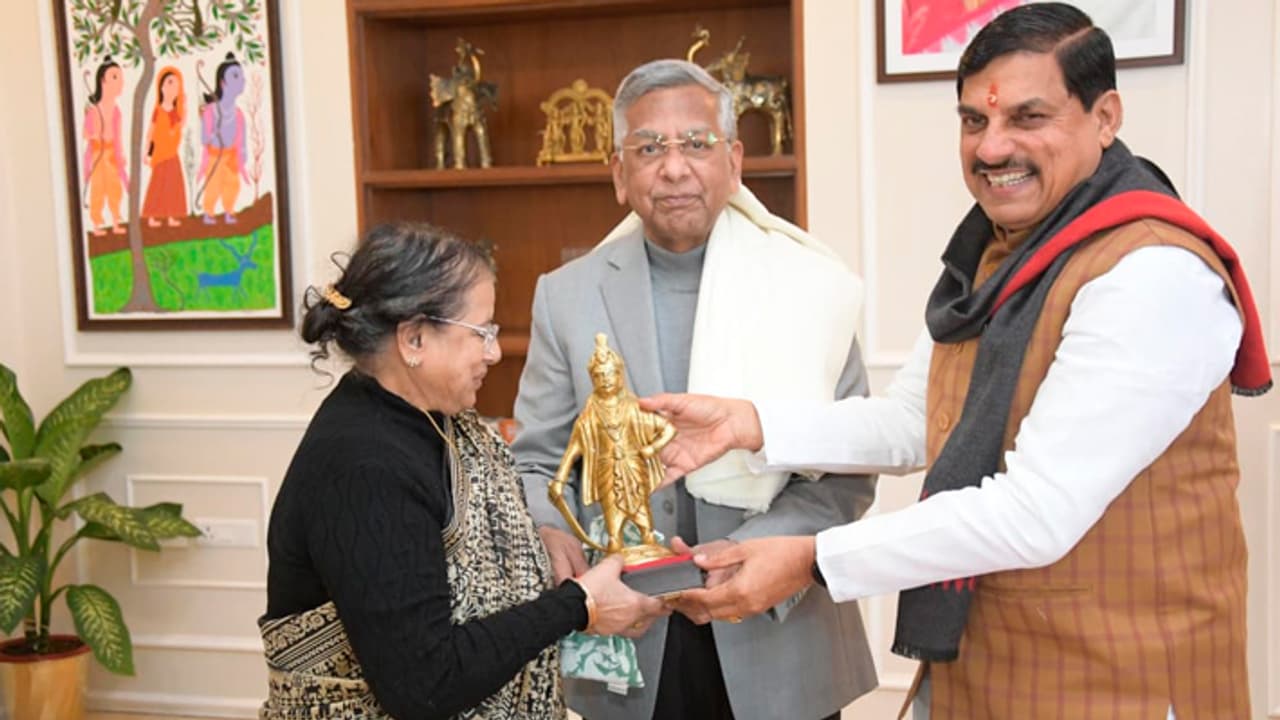Mohan Yadav meet Attorney General of India R Venkataramani Mohan Yadav meet Attorney General of India R Venkataramani