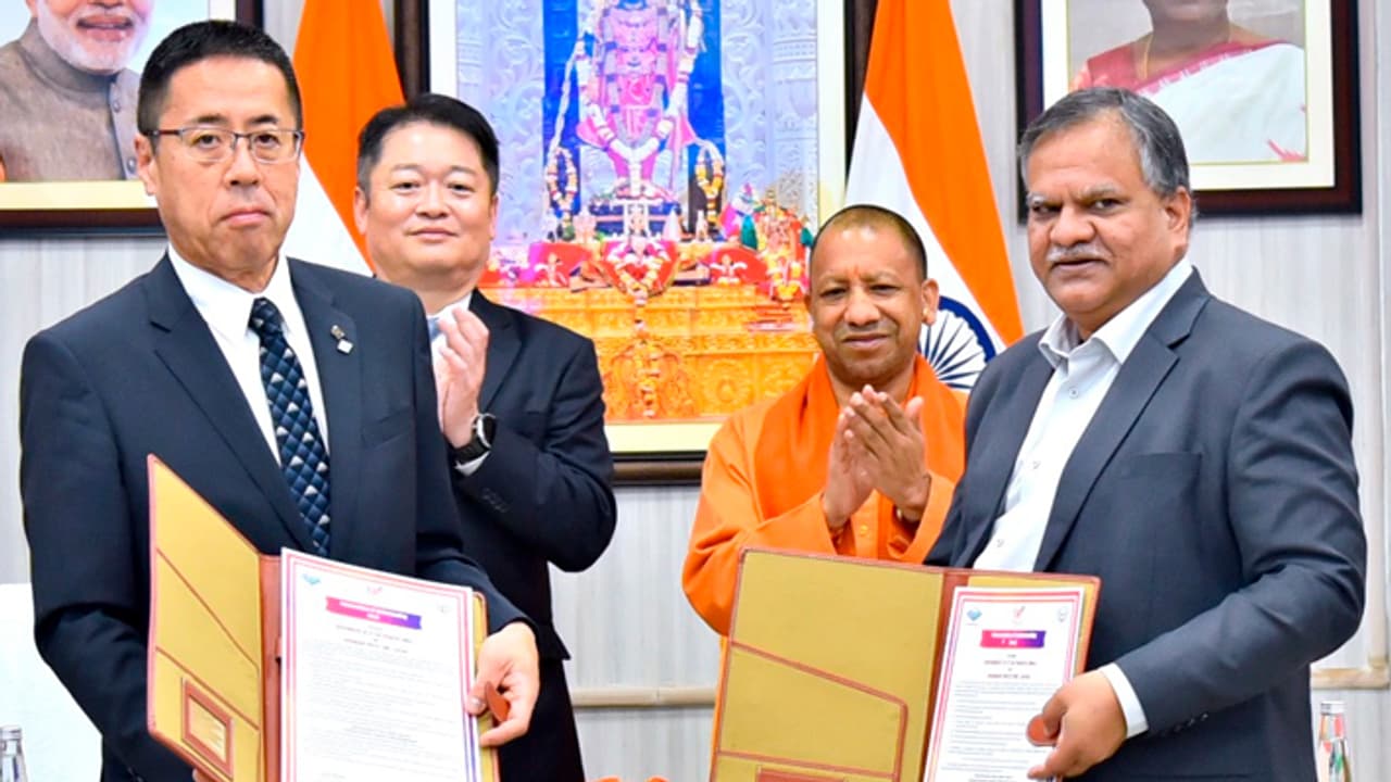 MoU signed between Uttar Pradesh Government and Yamanashi Prefecture Japan MoU signed between Uttar Pradesh Government and Yamanashi Prefecture Japan