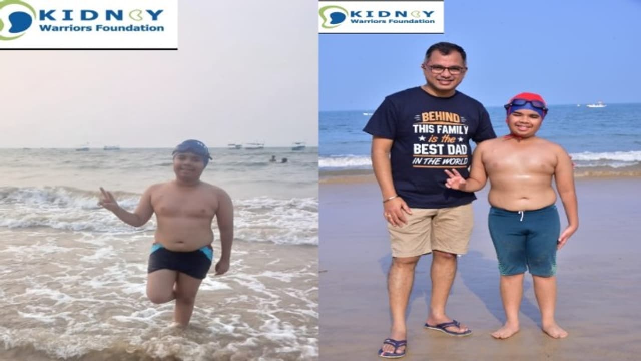 Teen who received kidney from father made a splash in 3 km Malvan race