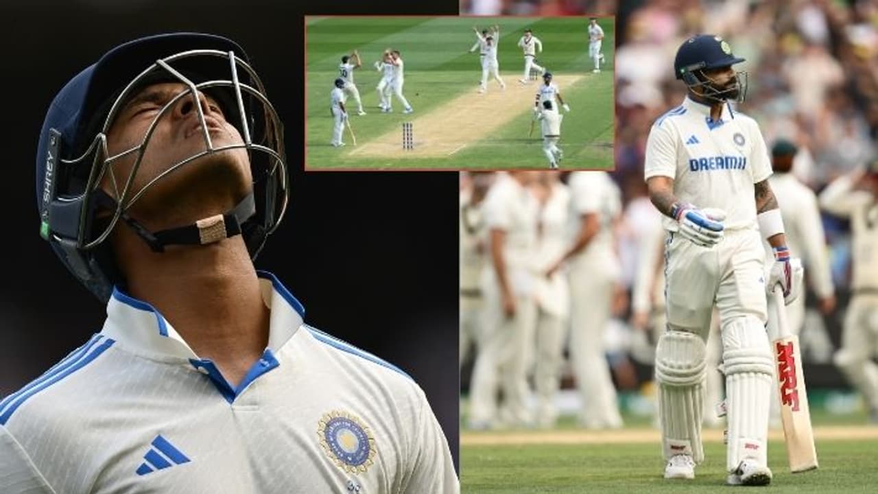 ind vs aus boxing day test virat kohli yashasvi jaiswal run out watch video on second day bgt 2024 