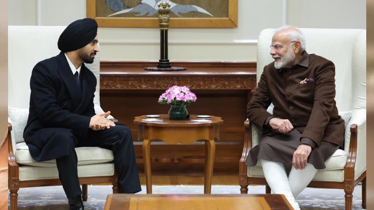 diljit dosanjh dil luminati tour pm modi meeting 