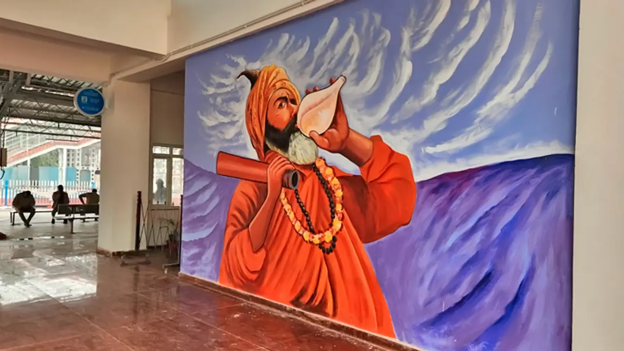 Prayagraj railway stations dazzle with stunning artwork for Mahakumbh 2025 Prayagraj railway stations dazzle with stunning artwork for Mahakumbh 2025