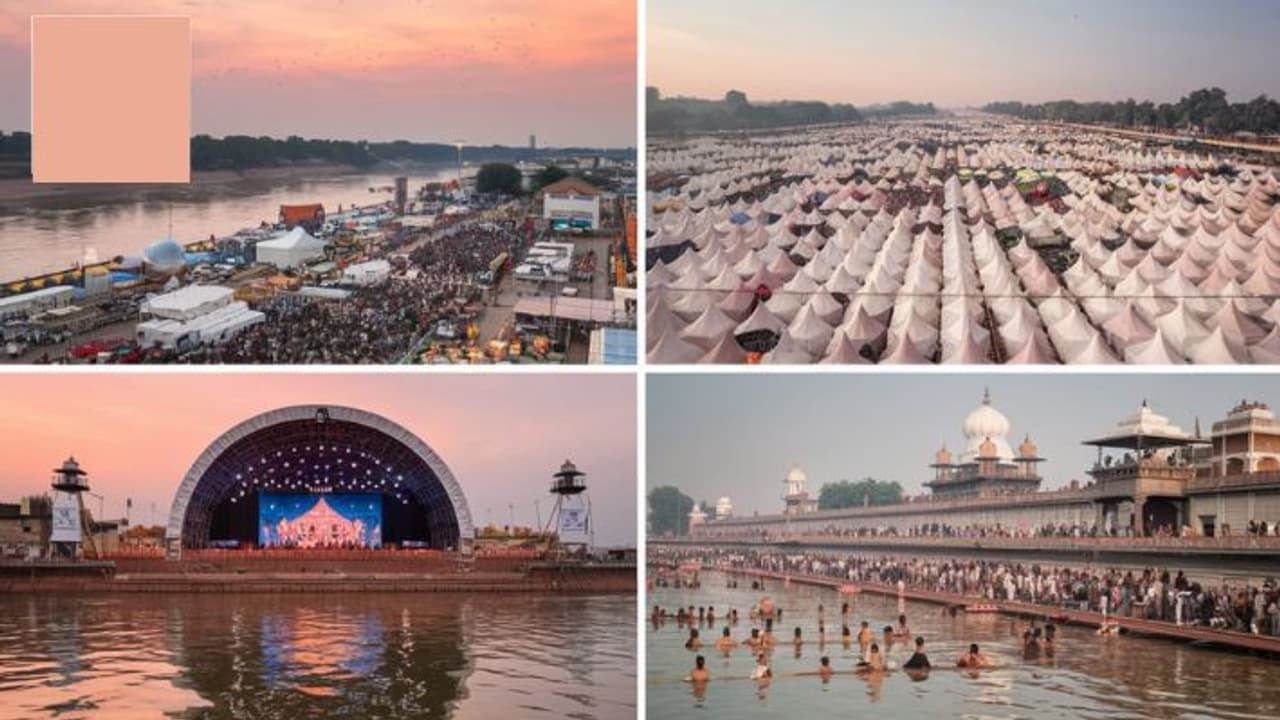these is the staying arrangements for the devotees who came to maha kumbh snan 2025 in prayagraj these is the staying arrangements for the devotees who came to maha kumbh snan 2025 in prayagraj