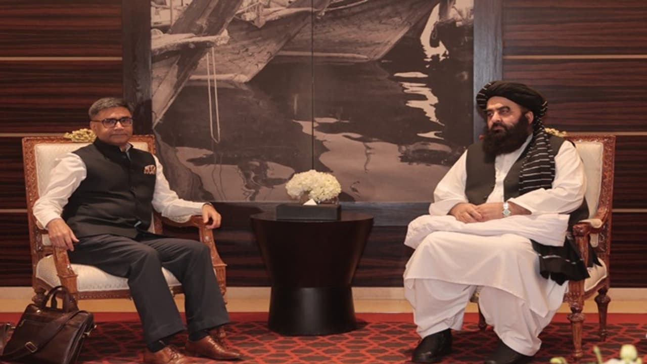 Vikram Misri meeting Mawlawi Amir Khan