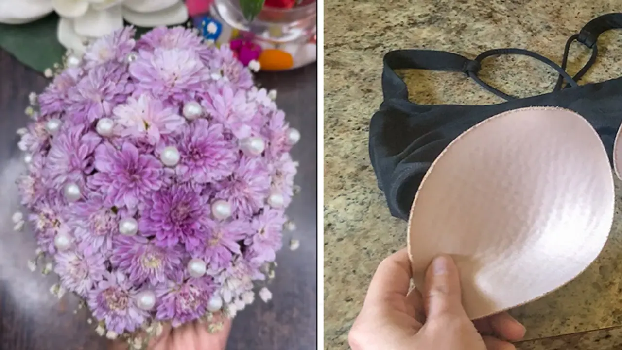 old bra pad to make a trendy hair accessories old bra pad to make a trendy hair accessories