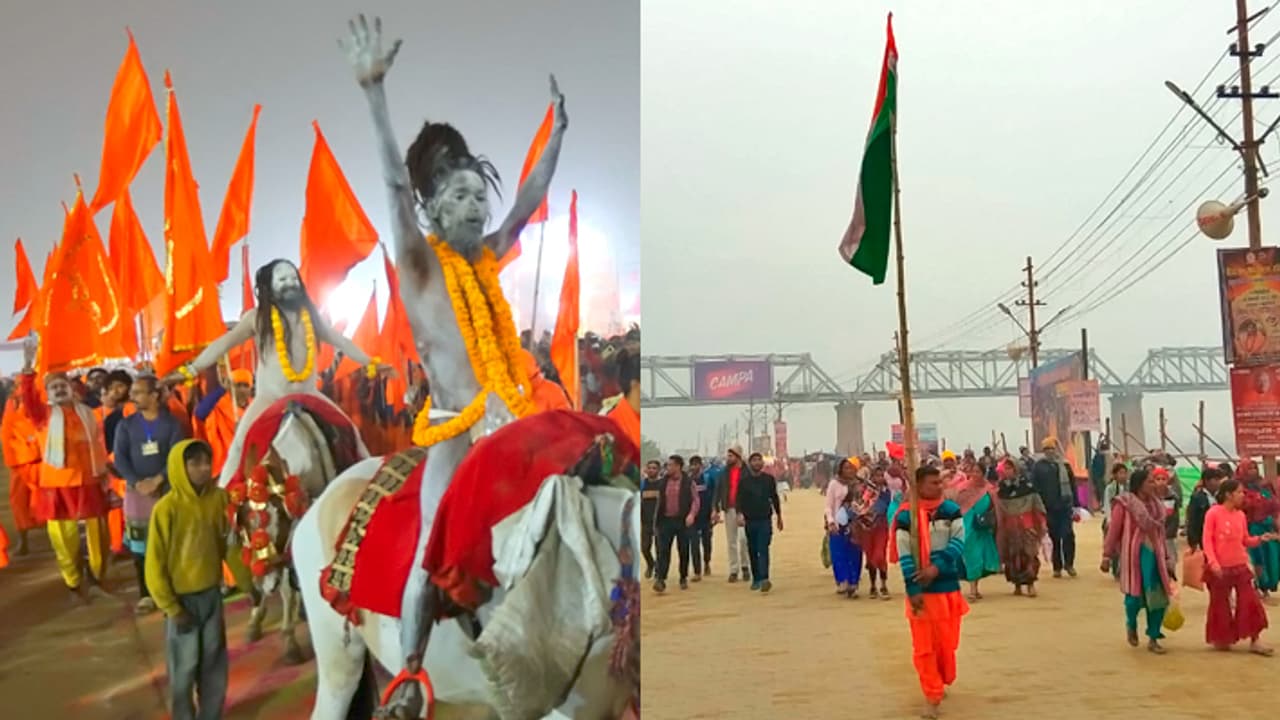 Prayagraj Mahakumbh 2025 first amrit snan witness sacred union of saints and devotees at Triveni Sangam Prayagraj Mahakumbh 2025 first amrit snan witness sacred union of saints and devotees at Triveni Sangam
