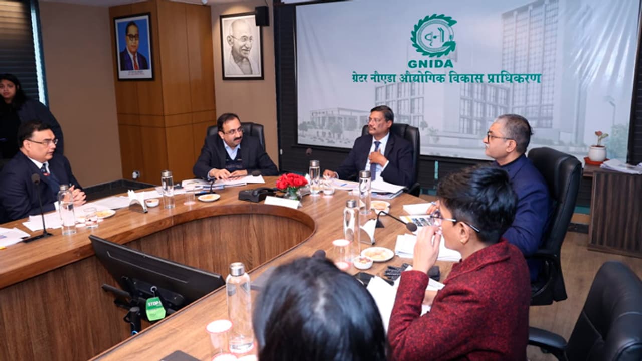 Industrial Development Department Principal Secretary Alok Kumar review meeting Industrial Development Department Principal Secretary Alok Kumar review meeting