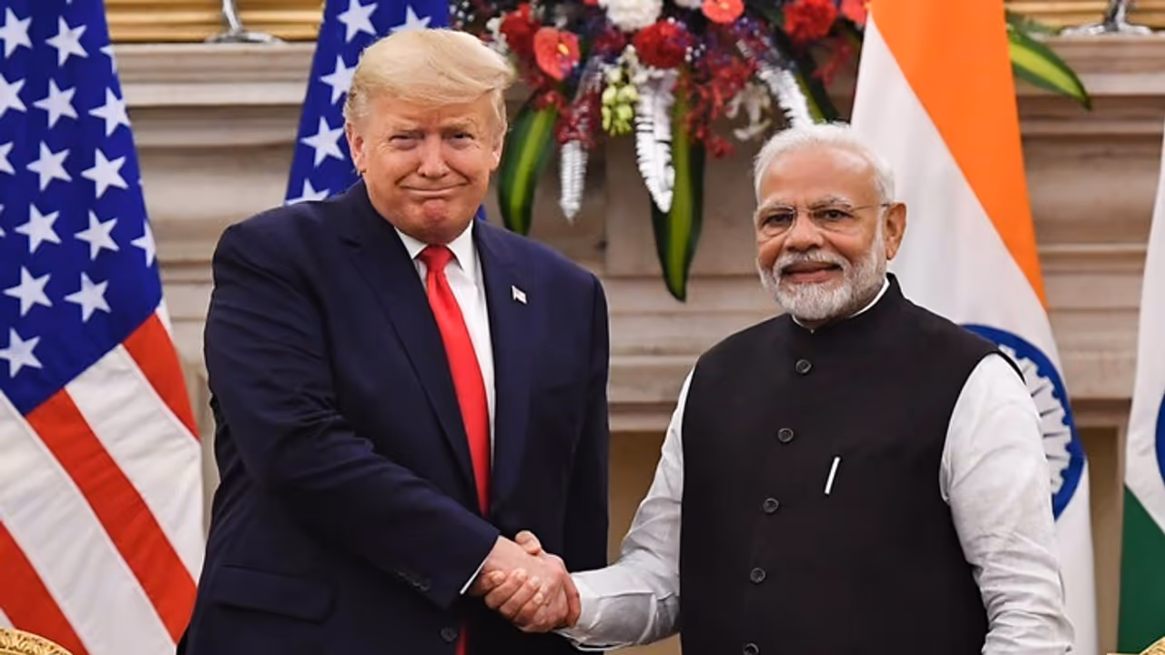 Narendra Modi with Donald Trump Narendra Modi with Donald Trump