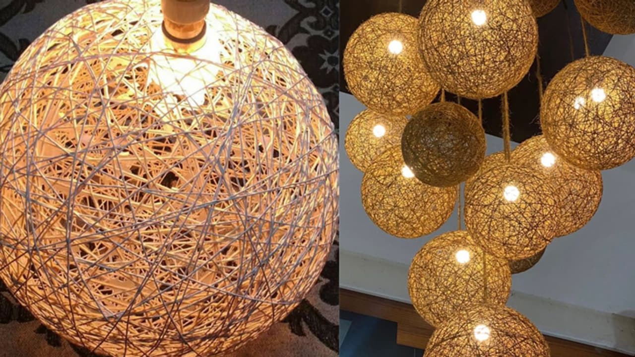 decorative lamp cover with thread decorative lamp cover with thread