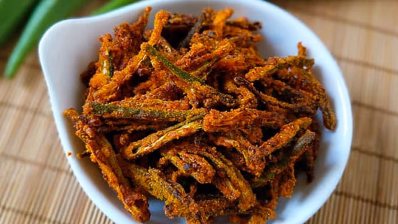 crispy bhindi masala crispy bhindi masala