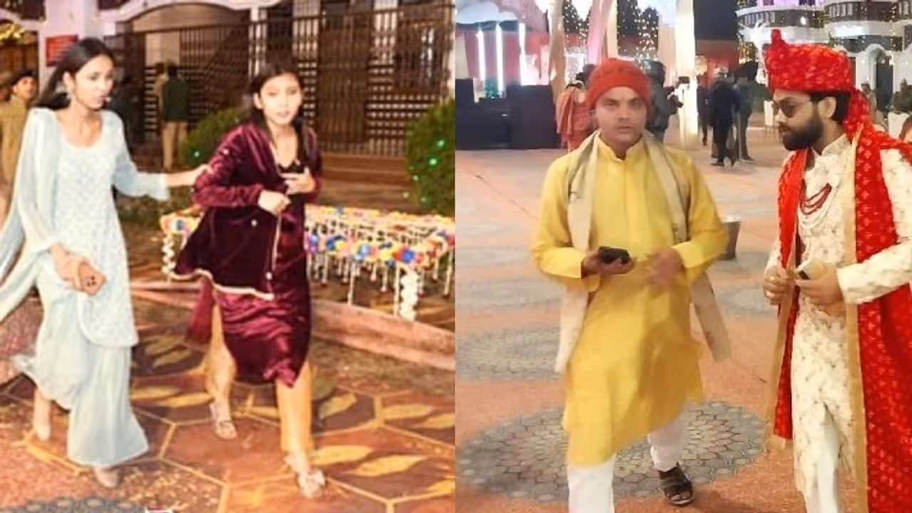 Leopard Creates Panic at Wedding Ceremony