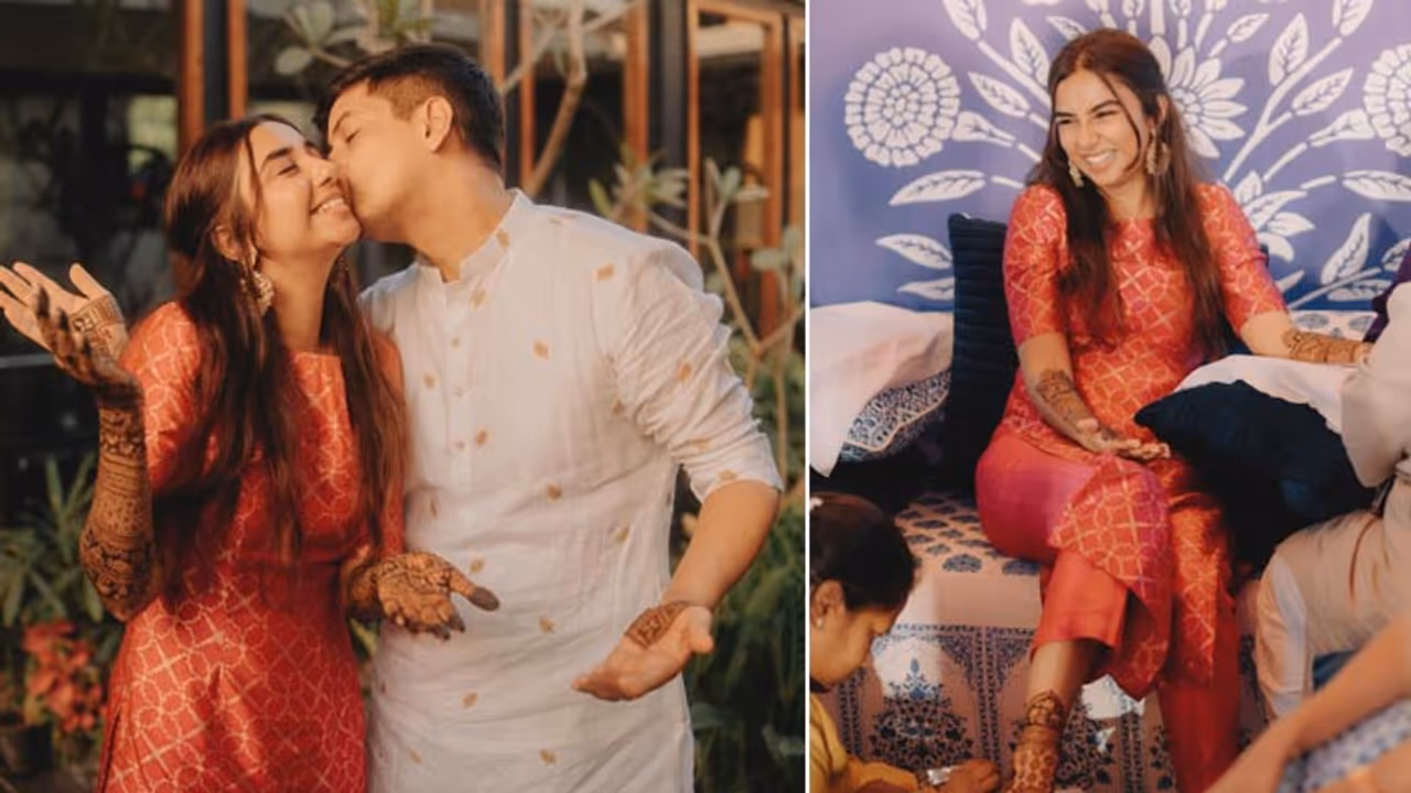 prajakta koli getting married mehendi ceremony photos