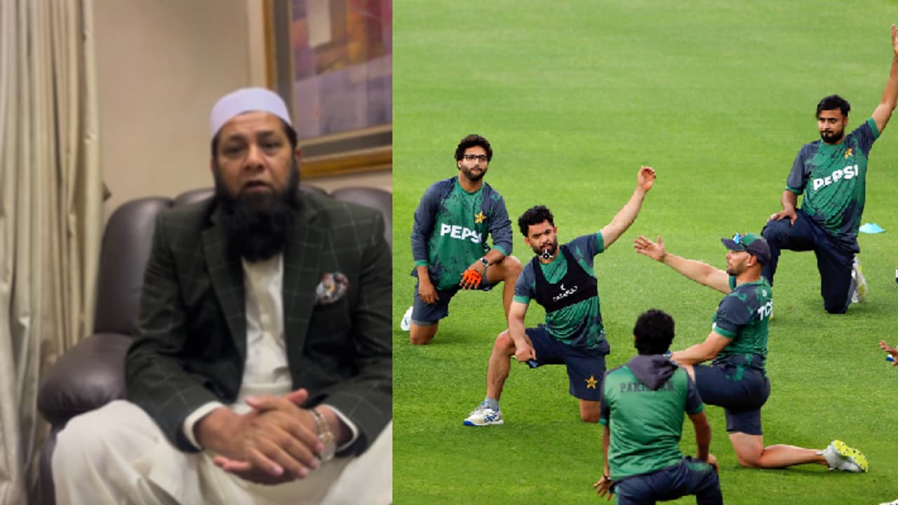 Inzamam ul Haq after pakistan loss the match Inzamam ul Haq after pakistan loss the match