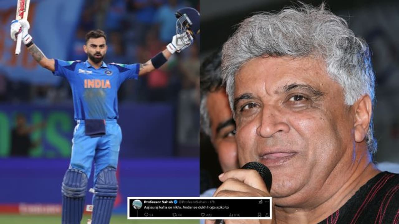 Javed akhtar Virat kohli Javed akhtar Virat kohli
