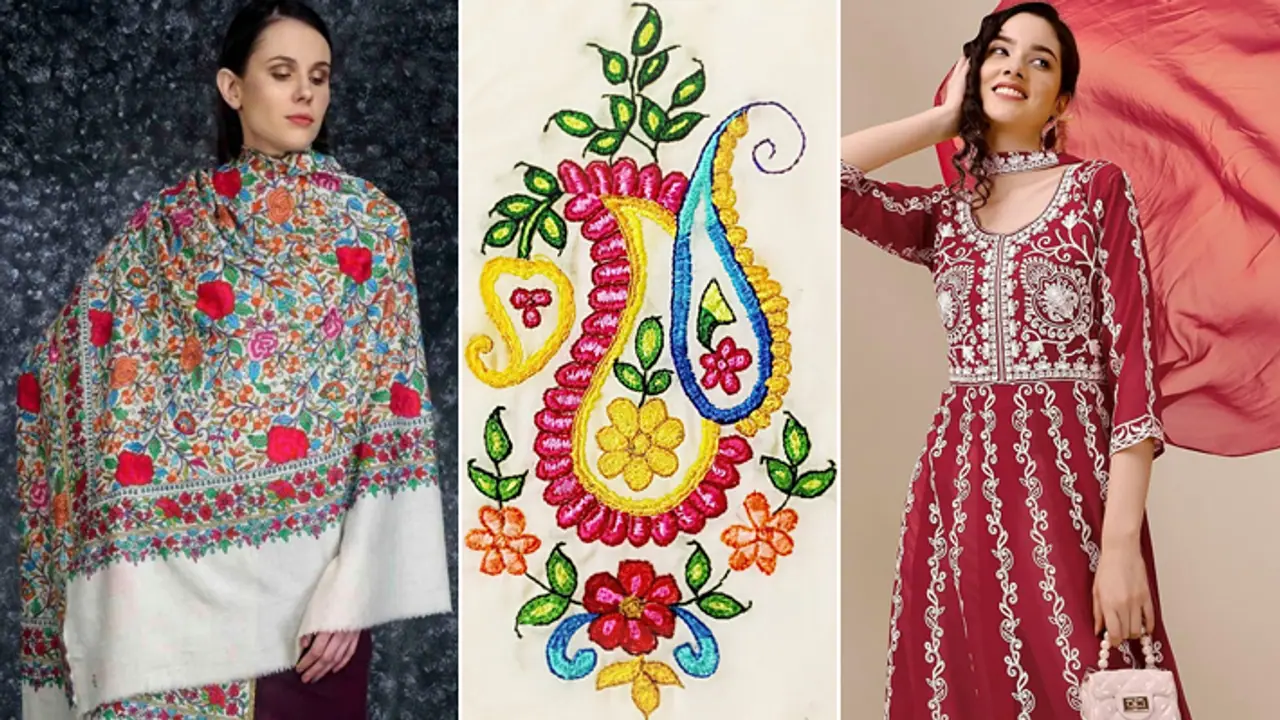 Kashmiri vs Chikankari embroidery 7 big differences must know fashion lovers Kashmiri vs Chikankari embroidery 7 big differences must know fashion lovers