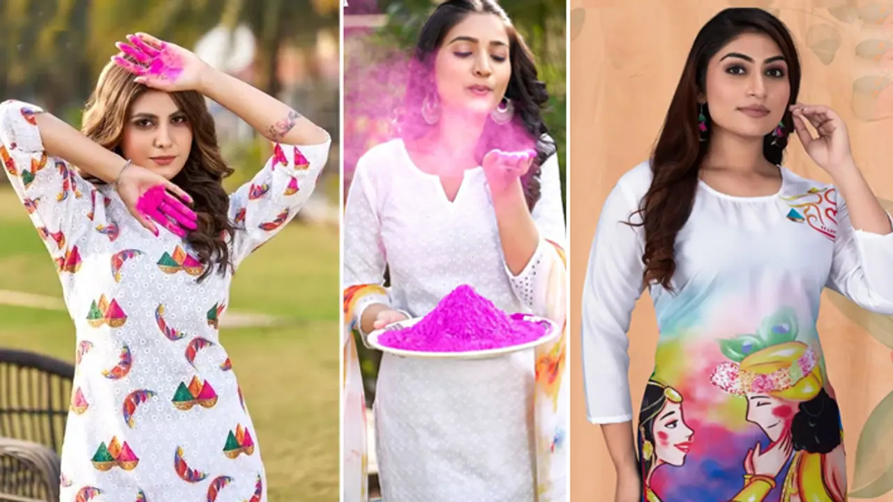 Holi 2025 Kurti Designs Under 300 Rupees Holi 2025 Kurti Designs Under 300 Rupees