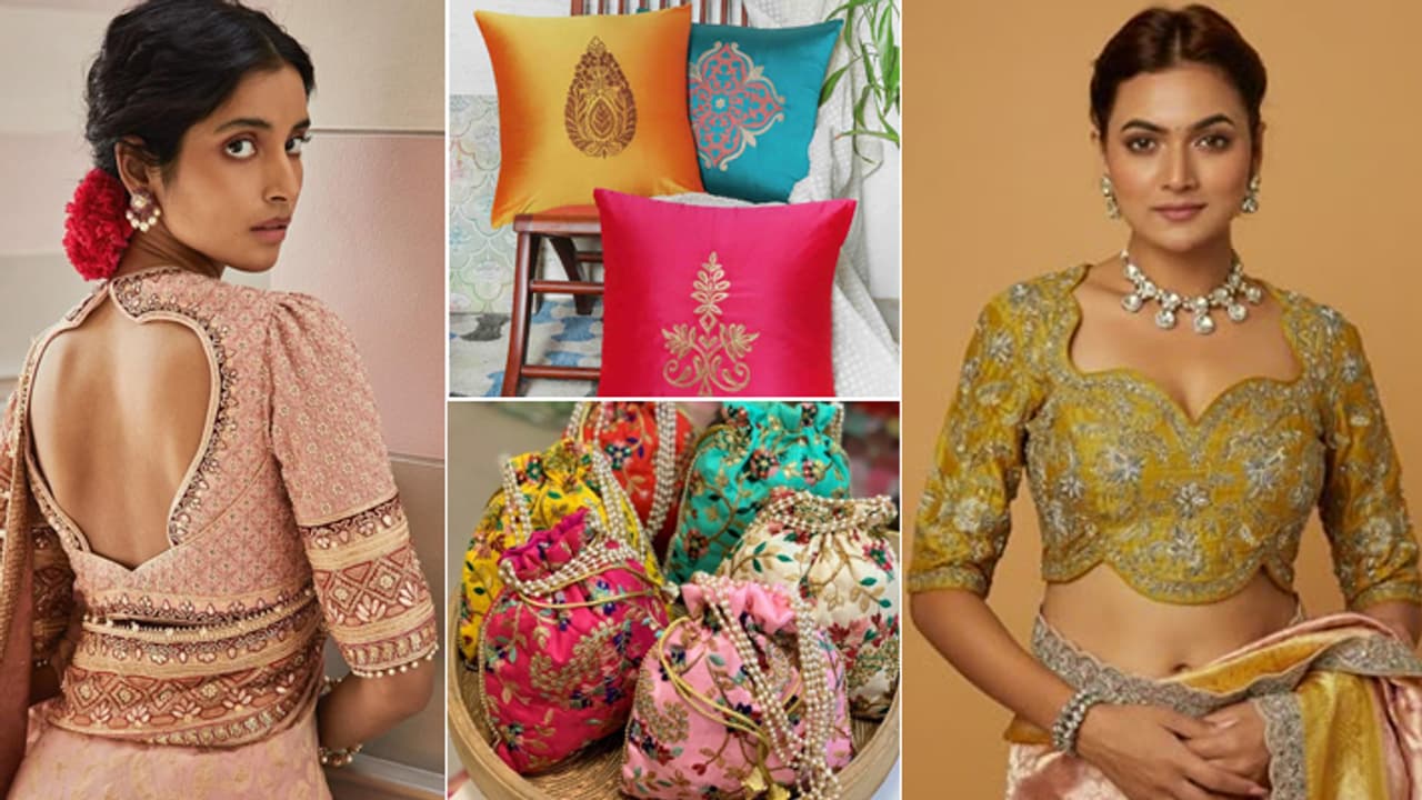 Reuse expensive blouse for handicrafts DIY best Tips and Tricks