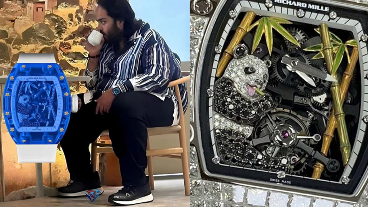 Anant Ambani Tourbillon Panda watch