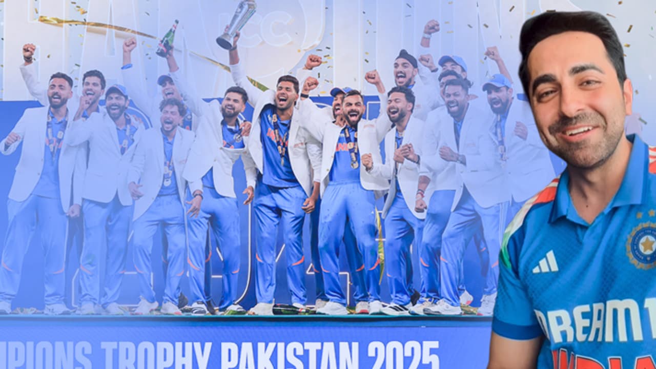 Ayushmann Khurrana poem on india win in champions trophy 2025