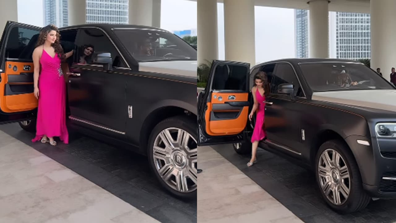 Urvashi Rautela New Rolls Royce Cullinan