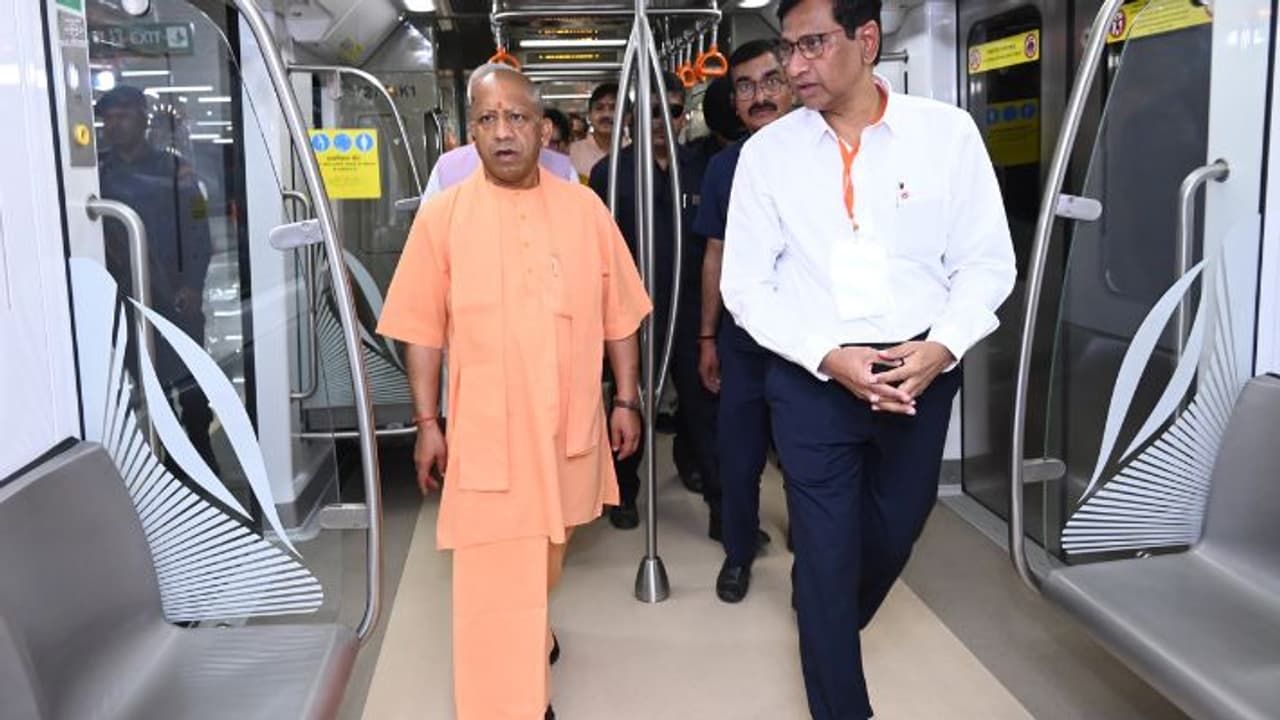 CM Yogi in Metro