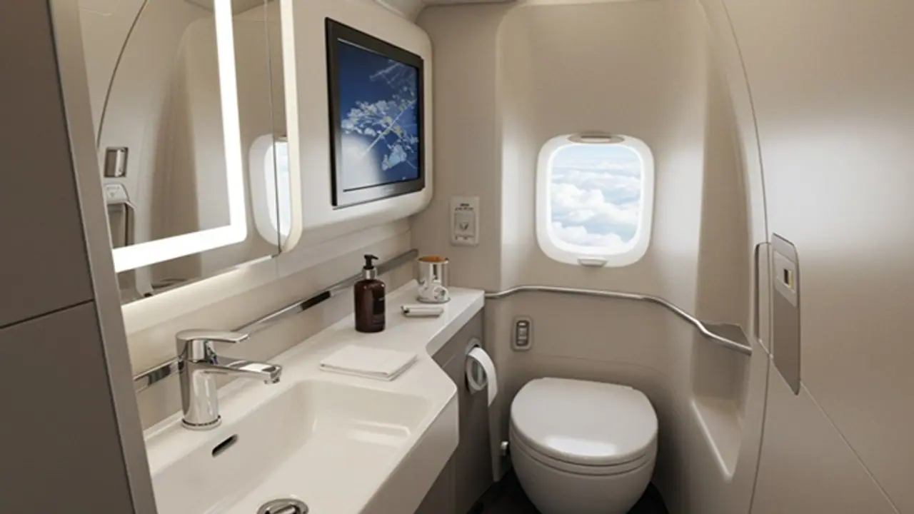 Plane Bathroom Photo Plane Bathroom Photo