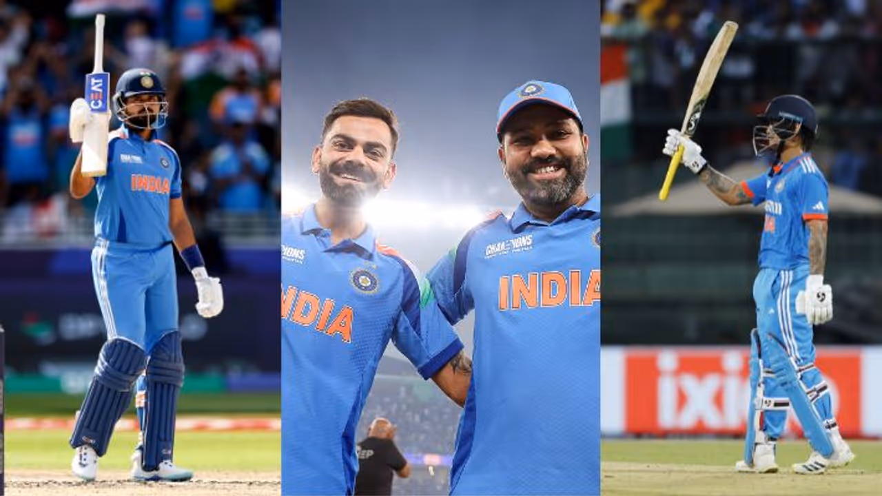 Shreyas Iyer, Rohit Sharma, Virat Kohli & Ishan Kishan