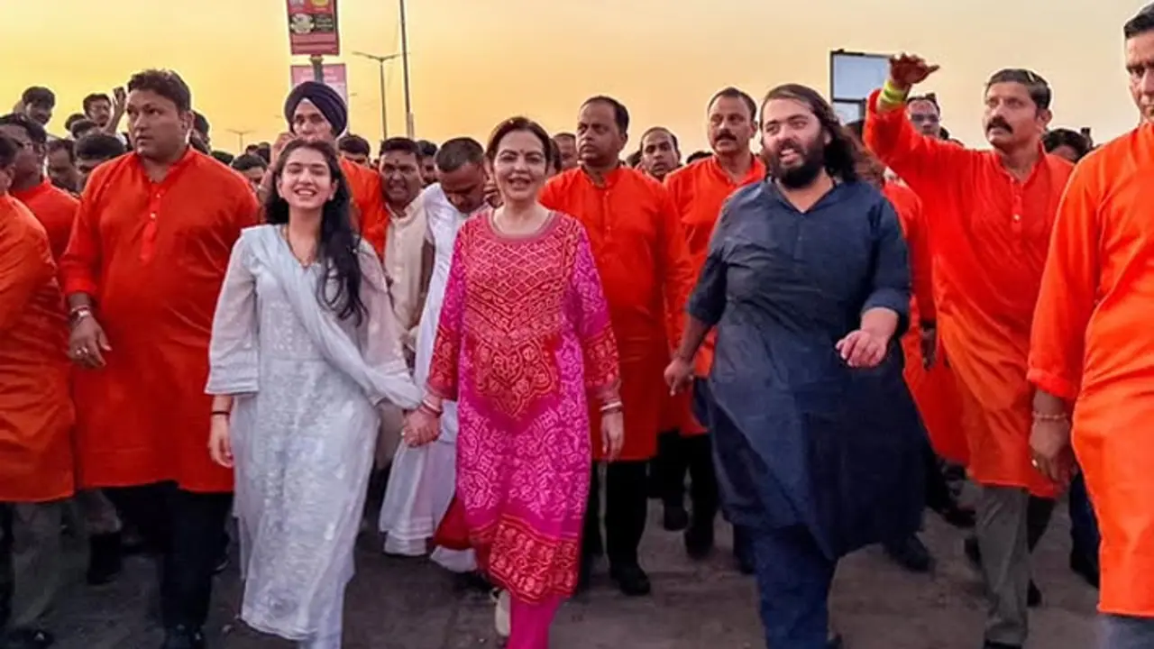 anant ambani padyatra anant ambani padyatra