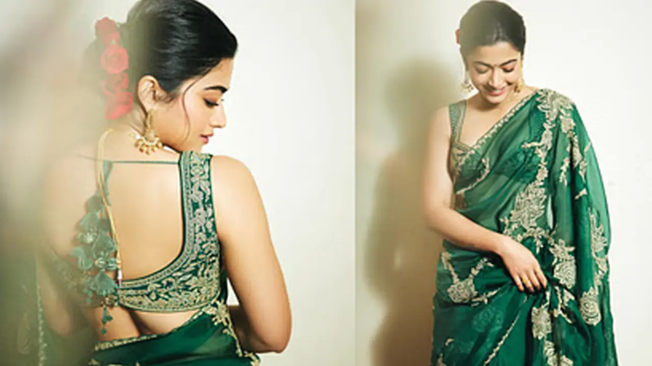Rashmika Mandanna Best Blouse Styles to Slay Your Ethnic Saree