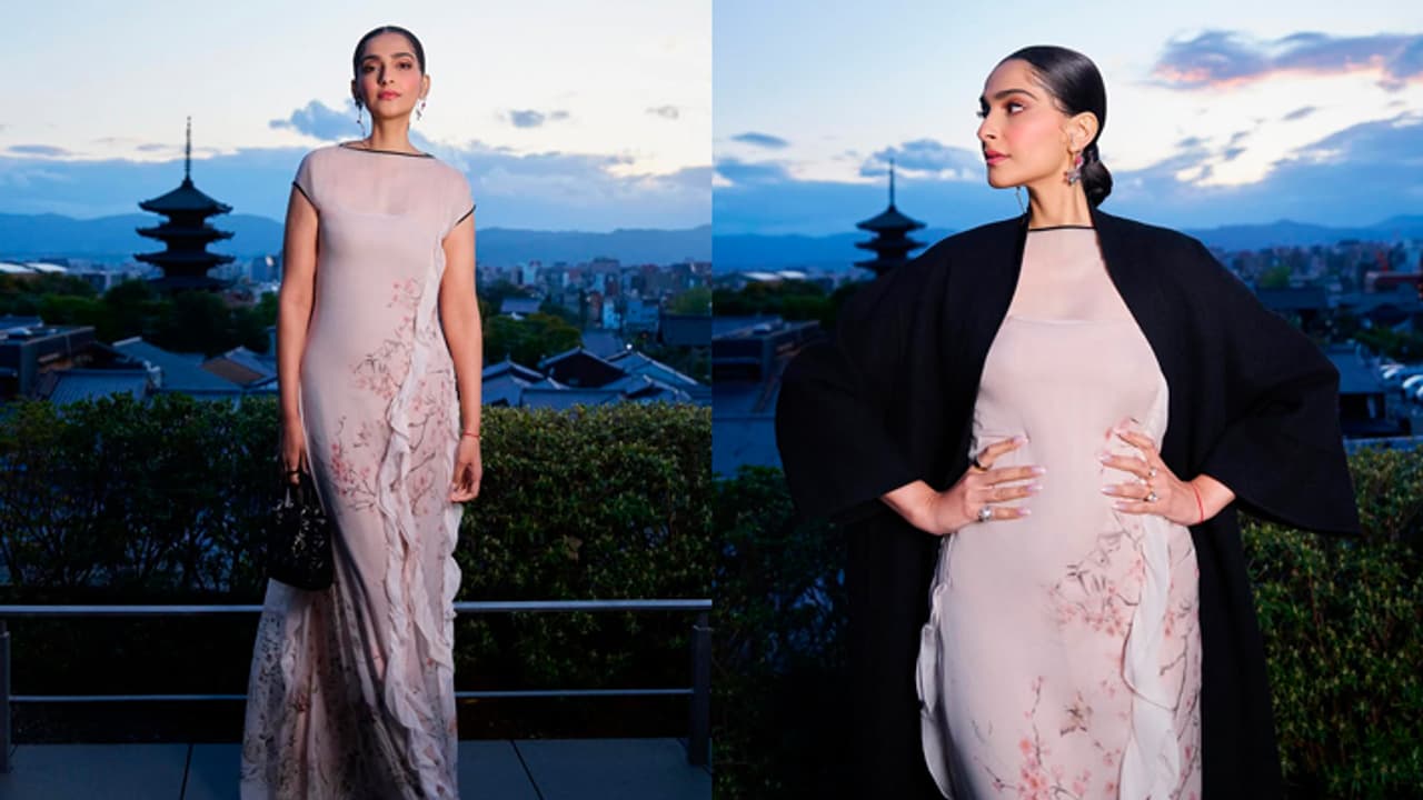 sonam kapoor at Dior Fall 25 presentation in Kyoto Japan