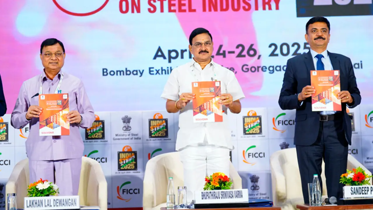 Lakhan Lal Dewangan participated in the India Steel 2025 conference in Mumbai