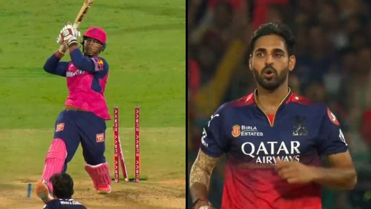 Vaibhav Suryavanshi bowled by bhuvi