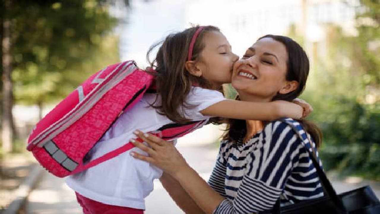 child's first day at school