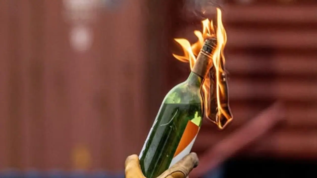 petrol bomb petrol bomb