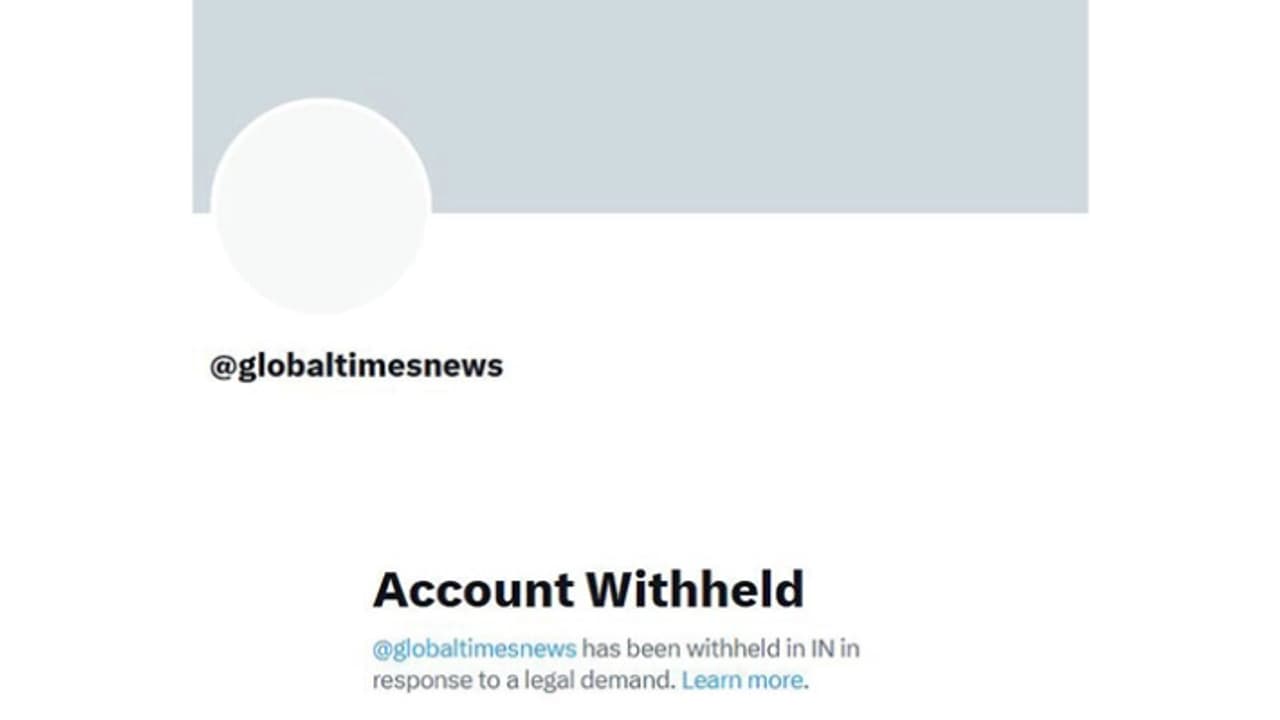 Global Times X Account