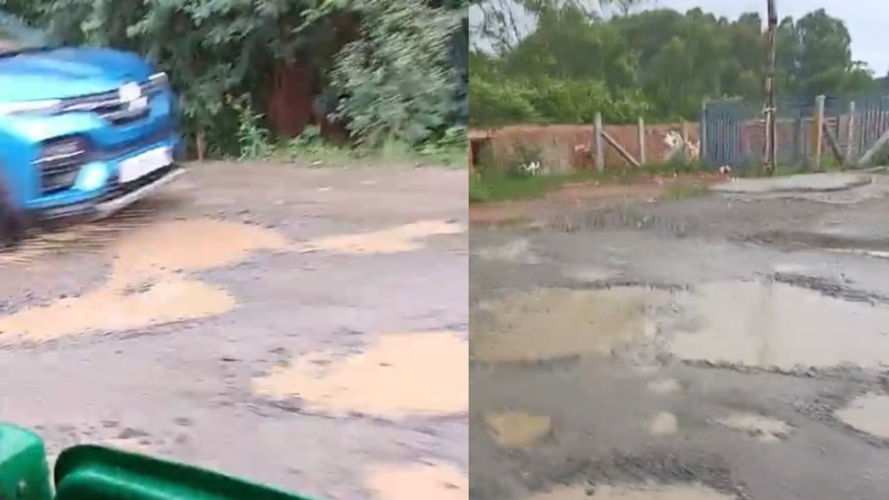 Bengaluru road potholes Bengaluru road potholes