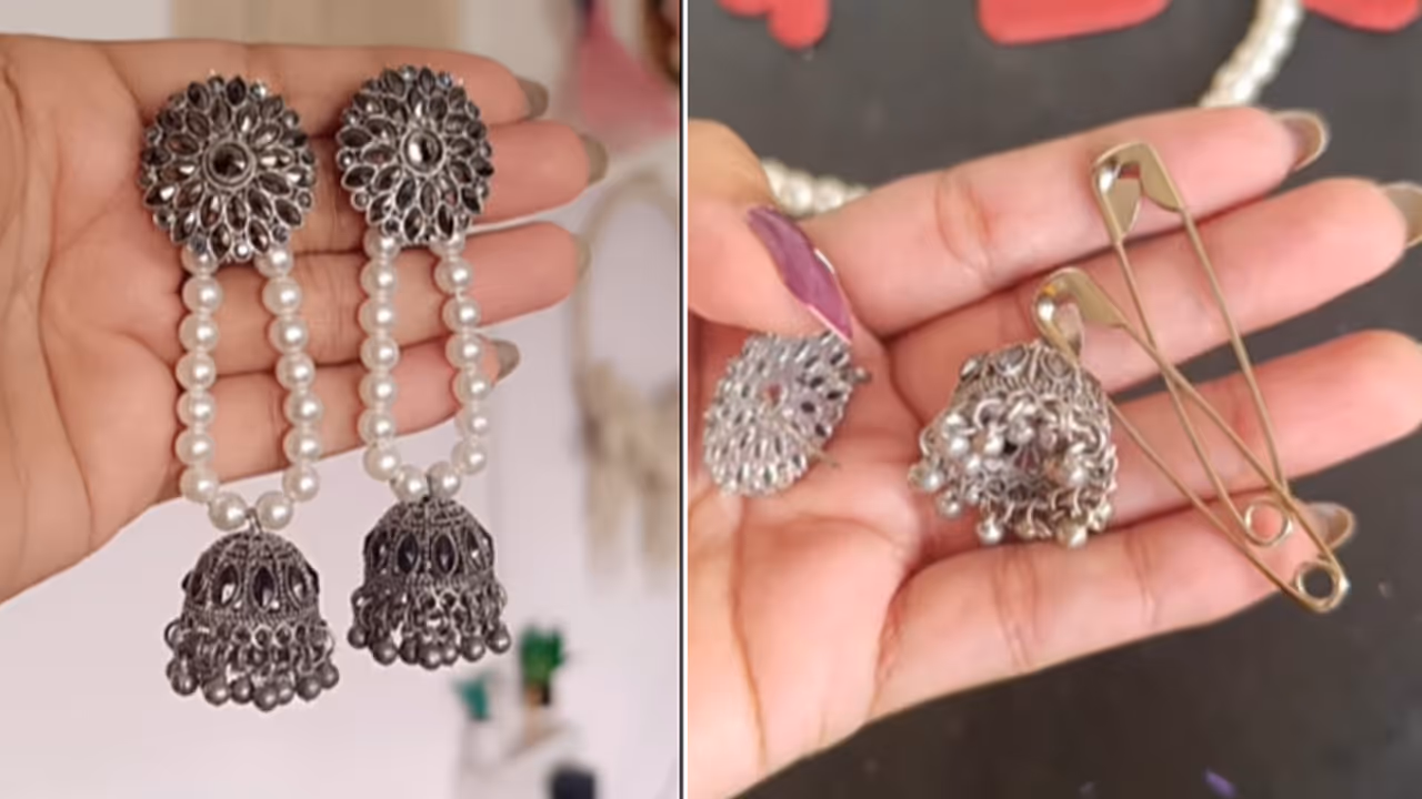 How to reuse broken jhumki