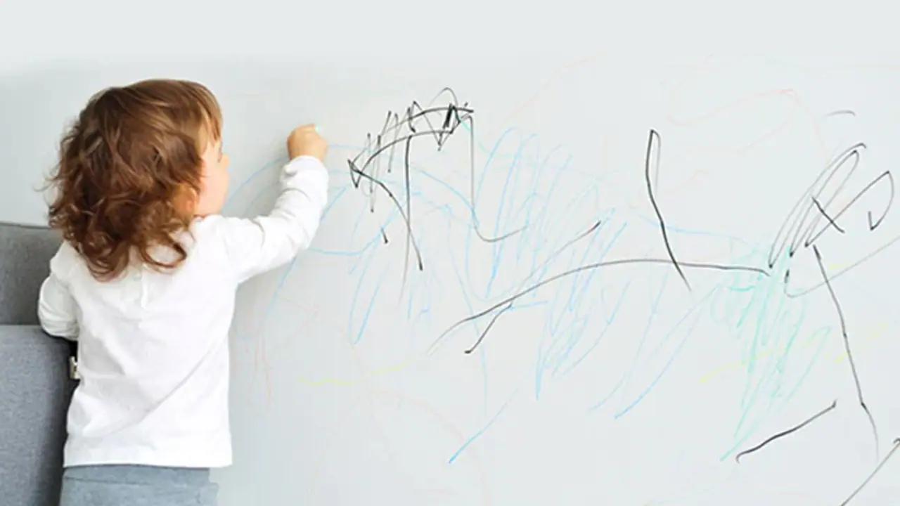 How to remove crayon from wall How to remove crayon from wall